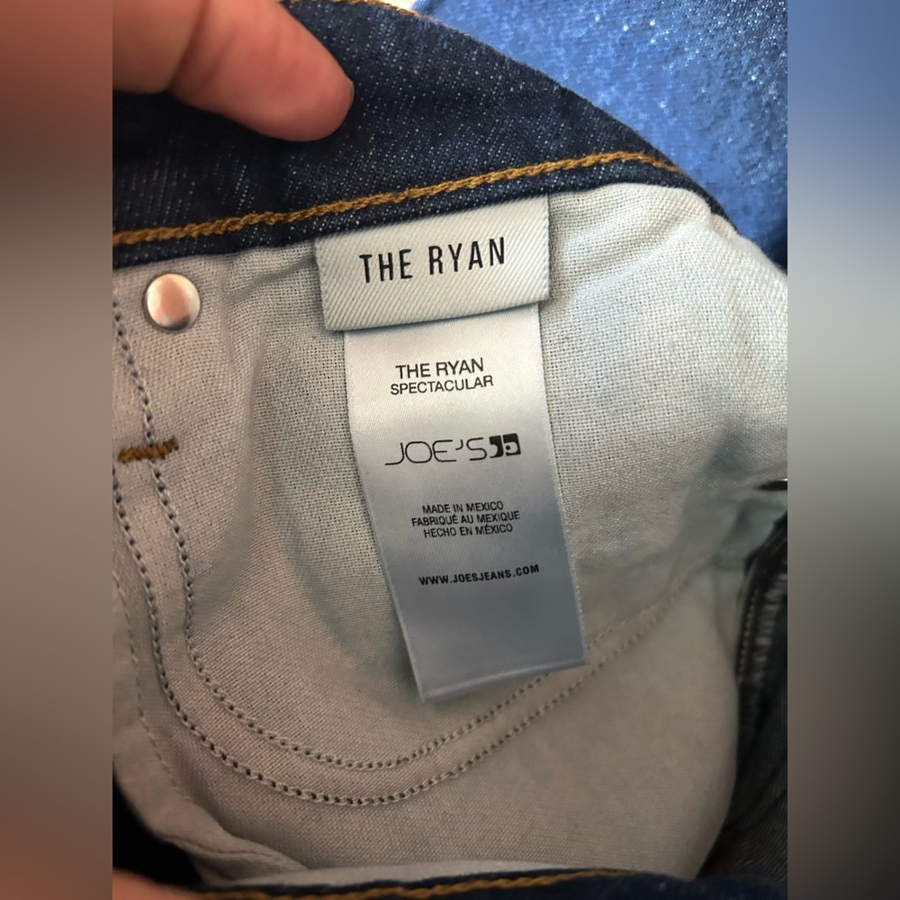 Joe's The Ryan Spectacular Indigo Wide-Leg High-Rise Jeans Size 24 NWOT - Picture 11 of 12